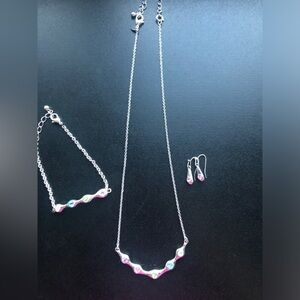 Necklace, Bracelet & Earrings Set